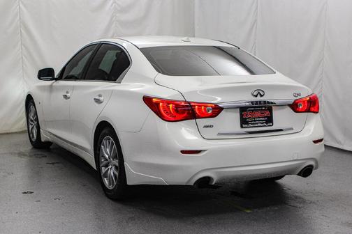 Moonlight White 2014 INFINITI Q50 Premium