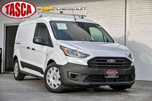Frozen White 2021 Ford Transit Connect XL Cargo Van
