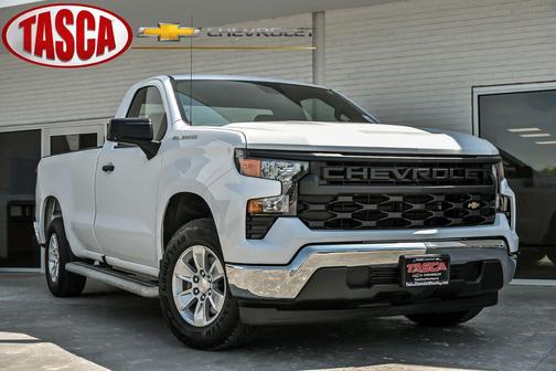 Summit White 2023 Chevrolet Silverado 1500 WT