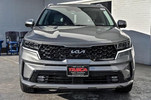 Steel Gray 2023 Kia Sorento Hybrid SX Prestige
