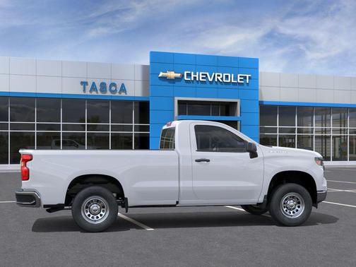 Summit White 2026 Chevrolet Silverado 1500 WT