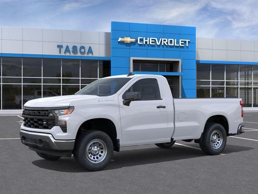 Summit White 2026 Chevrolet Silverado 1500 WT