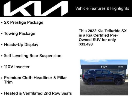 2022 Kia Telluride SX