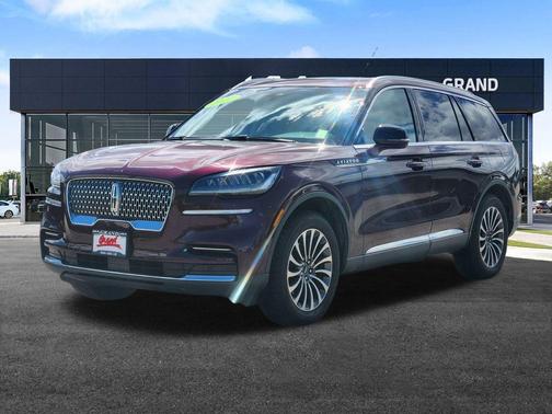 Burgundy Velvet Metallic Tinted Clearcoat 2022 Lincoln Aviator Reserve AWD