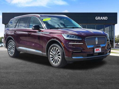 Burgundy Velvet Metallic Tinted Clearcoat 2022 Lincoln Aviator Reserve AWD