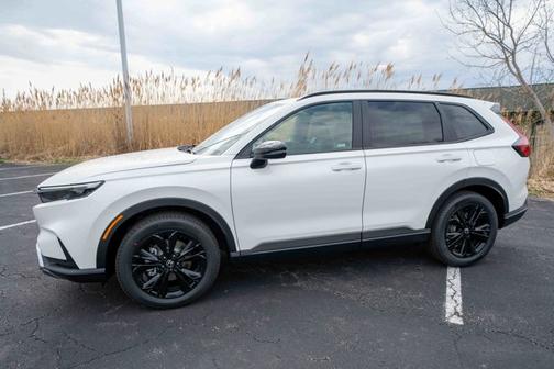 Platinum White Pearl 2026 Honda CR-V Hybrid Sport Touring