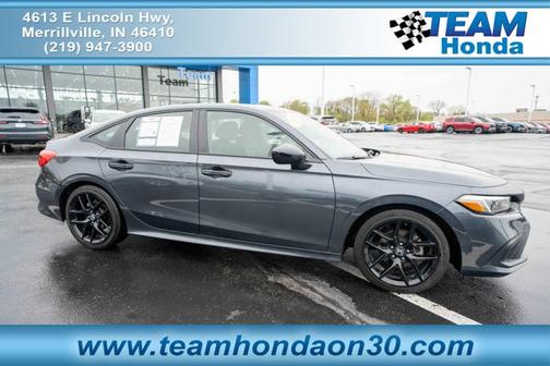 Meteorite Gray Metallic 2024 Honda Civic Sport