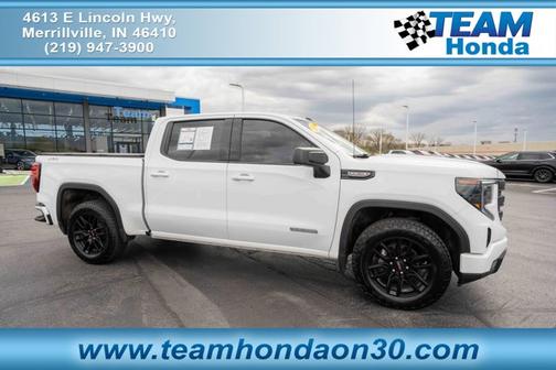 Summit White 2023 GMC Sierra 1500 Elevation