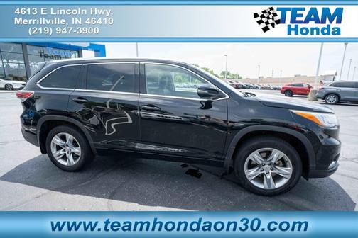 Attitude Black Metallic 2015 Toyota Highlander Limited Platinum