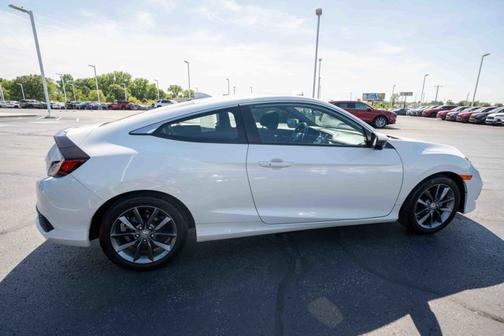 Platinum White Pearl 2020 Honda Civic EX
