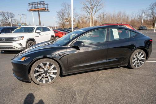 Solid Black 2024 Tesla Model 3 Long Range