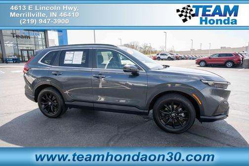Meteorite Gray Metallic 2024 Honda CR-V Hybrid Sport