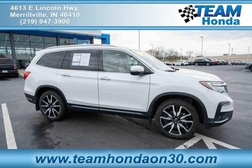 Platinum White Pearl 2022 Honda Pilot Elite