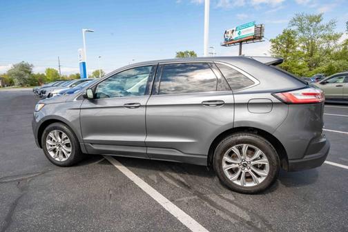 Carbonized Gray Metallic 2024 Ford Edge Titanium