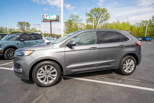 Carbonized Gray Metallic 2024 Ford Edge Titanium