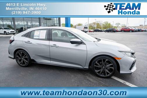 Lunar Silver Metallic 2018 Honda Civic Sport