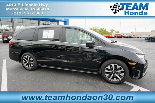 Crystal Black Pearl 2025 Honda Odyssey EX-L
