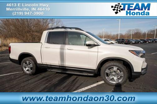 Platinum White Pearl 2026 Honda Ridgeline RTL