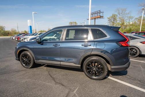 Canyon River Blue Metallic 2024 Honda CR-V Hybrid Sport