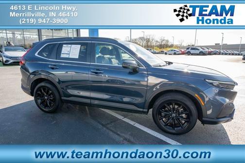 Canyon River Blue Metallic 2024 Honda CR-V Hybrid Sport