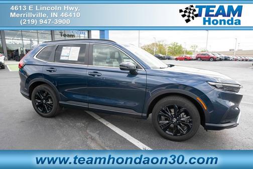 Canyon River Blue Metallic 2023 Honda CR-V Hybrid Sport Touring