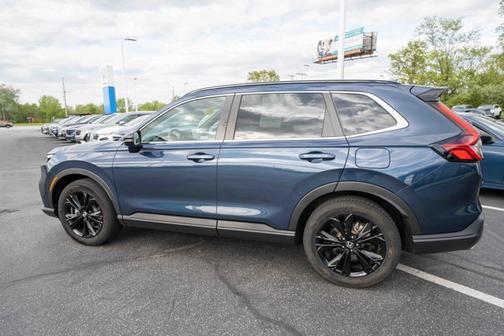 Canyon River Blue Metallic 2023 Honda CR-V Hybrid Sport Touring