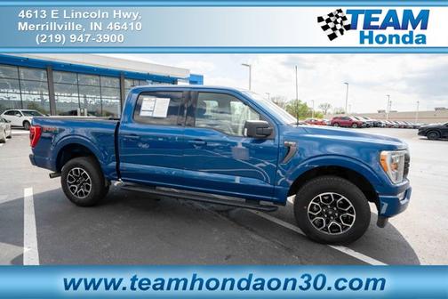 Atlas Blue Metallic 2023 Ford F-150 XLT