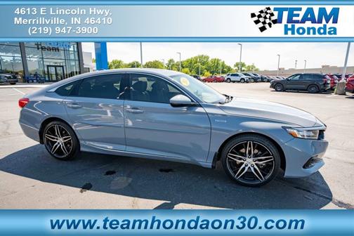 Modern Steel Metallic 2021 Honda Accord Hybrid Touring