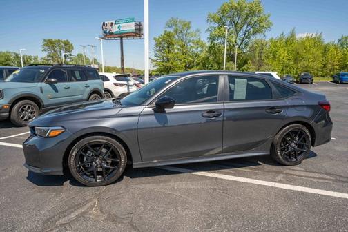 Meteorite Gray Metallic 2025 Honda Civic Hybrid Sport