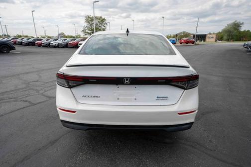 Platinum White Pearl 2024 Honda Accord Hybrid Sport