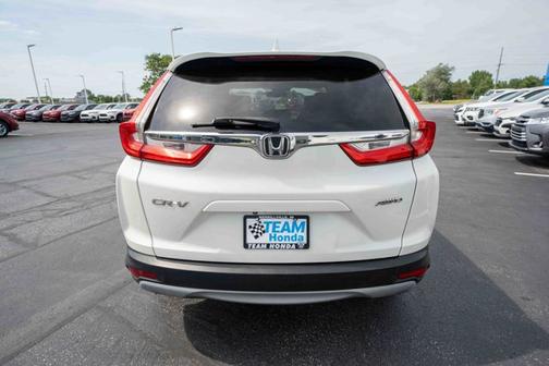 White Diamond Pearl 2017 Honda CR-V EX-L