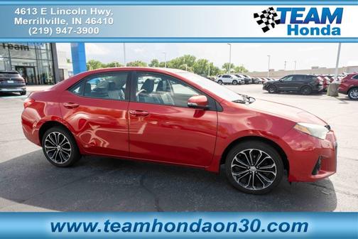 Barcelona Red Metallic 2015 Toyota Corolla S Plus