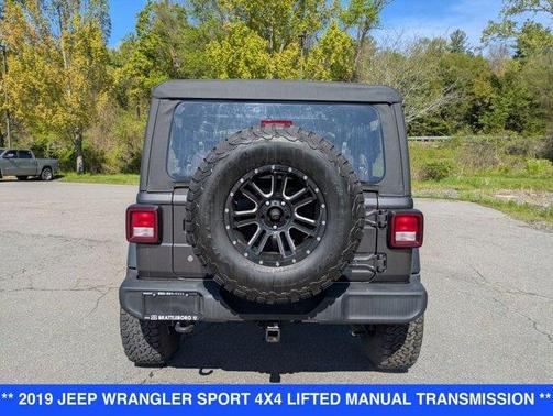Granite Crystal Clearcoat Metallic 2019 Jeep Wrangler Sport