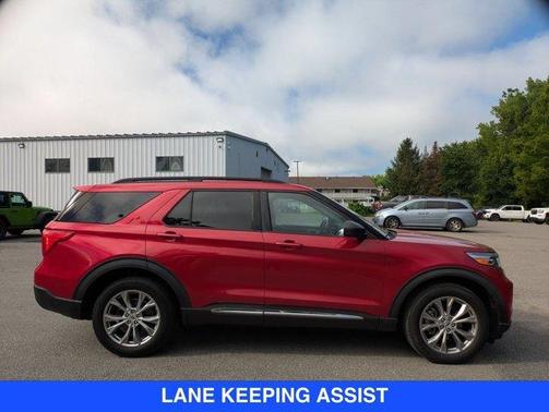 Red 2020 Ford Explorer XLT