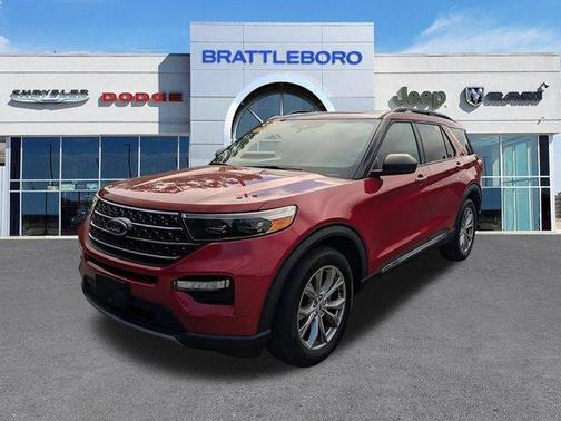 Red 2020 Ford Explorer XLT