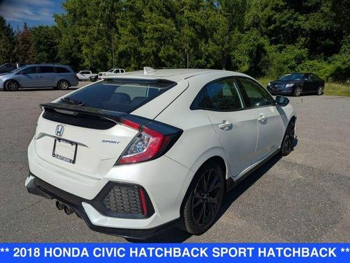 White 2018 Honda Civic Sport