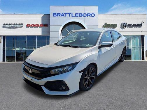 White 2018 Honda Civic Sport
