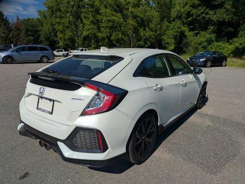 White 2018 Honda Civic Sport