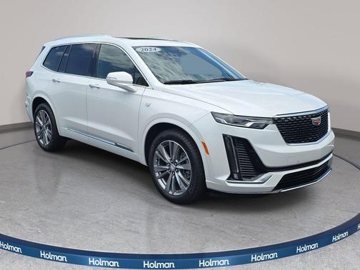 Crystal White Tricoat 2024 Cadillac XT6 Premium Luxury FWD