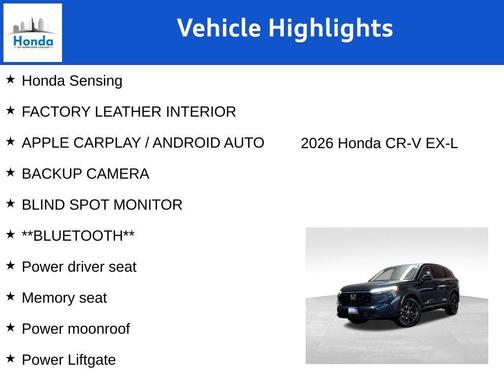 2026 Honda CR-V EX-L AWD