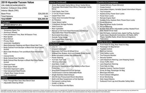 2019 Hyundai TUCSON Value
