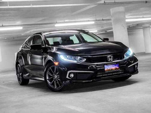 Crystal Black Pearl 2020 Honda Civic EX