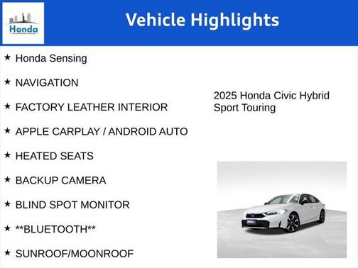 2025 Honda Civic Hybrid Sport Touring