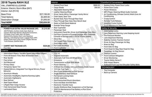 2018 Toyota RAV4 XLE