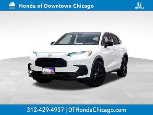 Platinum White Pearl 2023 Honda HR-V AWD Sport