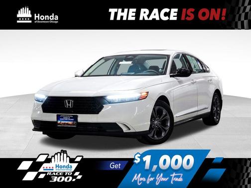 Platinum White Pearl 2023 Honda Accord EX