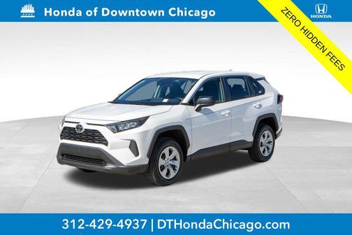 White 2022 Toyota RAV4 LE