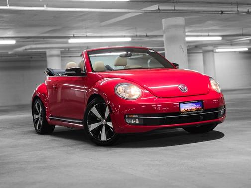 Red 2013 Volkswagen Beetle 2.0T