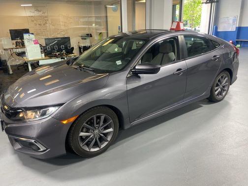 Modern Steel Metallic 2019 Honda Civic EX