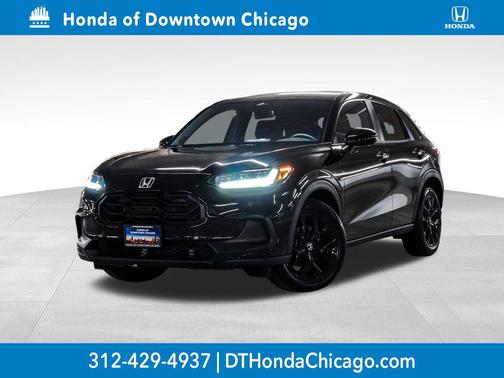 Crystal Black Pearl 2023 Honda HR-V AWD Sport